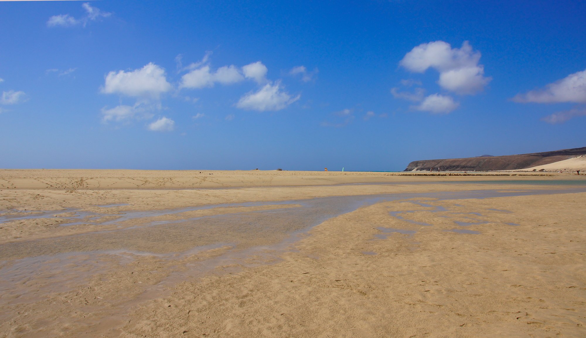Lagune der Playa Sotavento